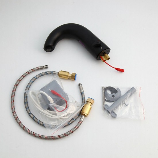 Complete set sensorkraan zwart