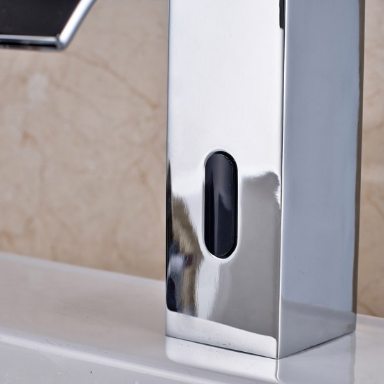 chroom automatische kraan