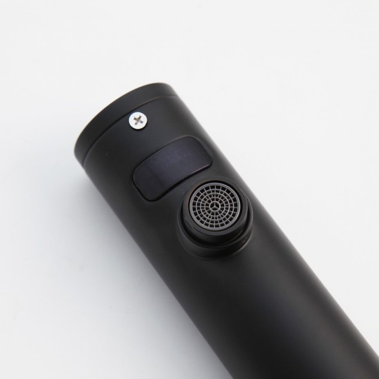 Stange zwarte sensorkraan