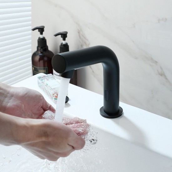 Madu zwarte sensorkraan