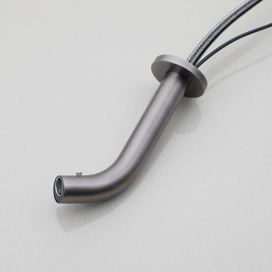 Mooie gun metal muur sensorkraan 0