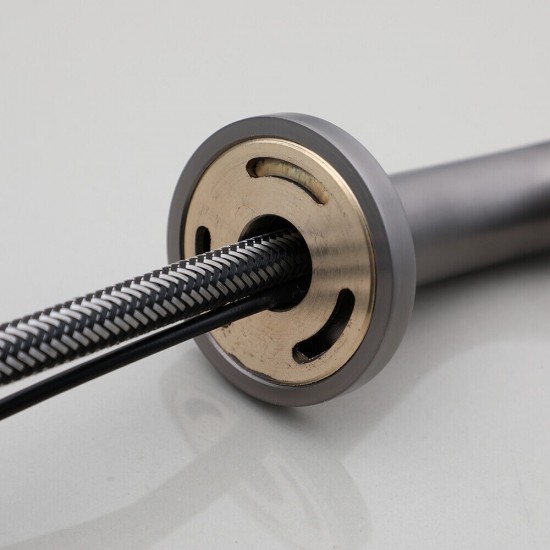 Muurplaat gun metal muur sensorkraan 0