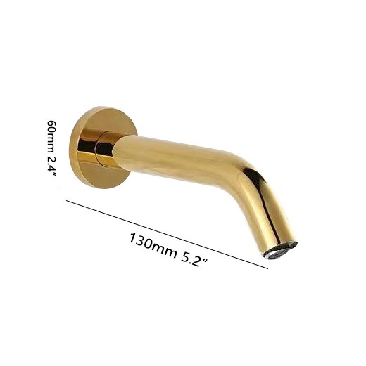Pesaro goud 130mm sensorkraan