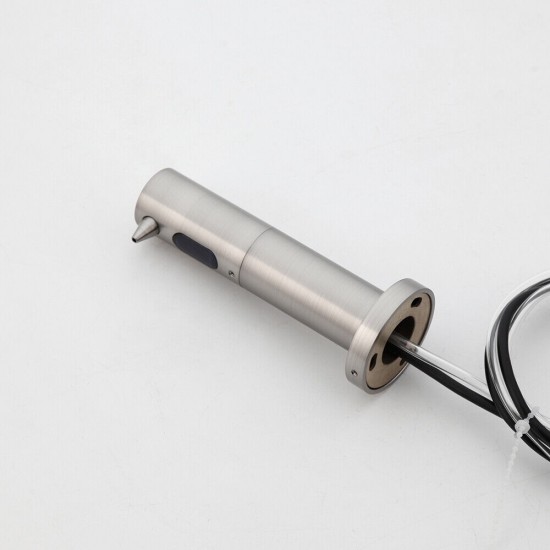 Rvs look geborsteld nikkel zeep dispenser