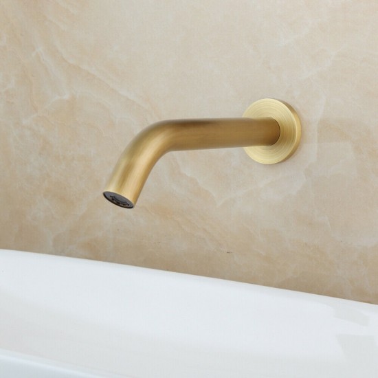 Sensorkraan brons afgewerkt