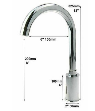 Sensor Kraan Type Alto Design Warm en Koud Water Sensorkraan