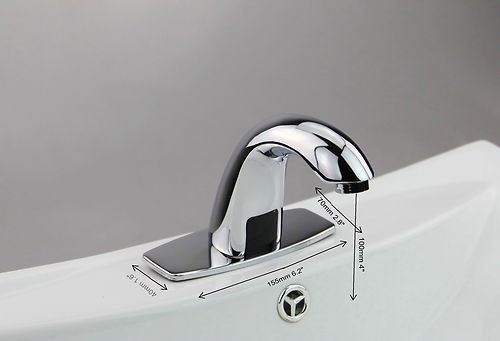 Sensor Kraan Type Strai Design Koud en Warm water Sensorkraan