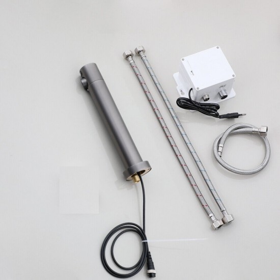 Set baltic gun metal sensorkraan koud