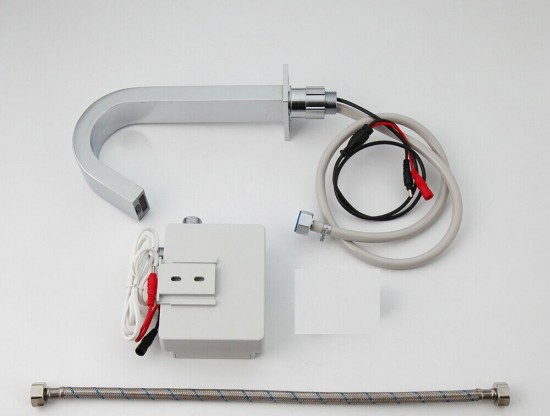 Set sensorkraan hoog model chroom afwerking