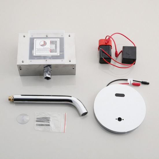 Set sensorkraan wand model chroom