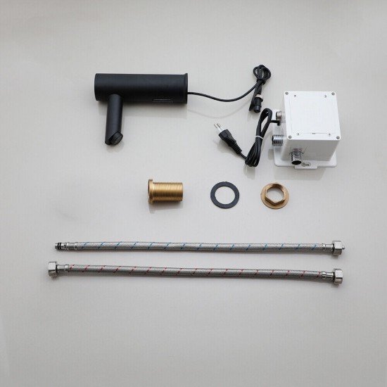 Set sesto zwart koud sensorkraan