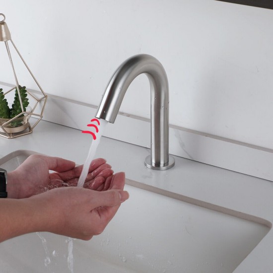 Sfeer sensorkraan geborsteld nikkel