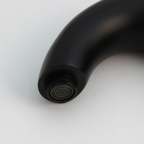 Uitloop perlator zwarte kraan