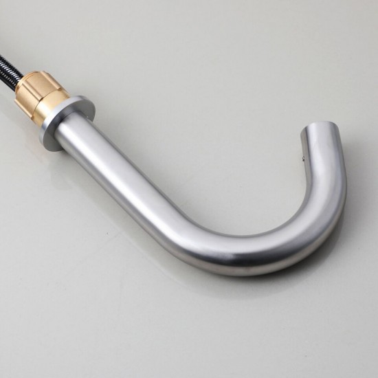 Zijaanzicht cesaro nikkel sensorkraan